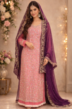 Bridal maxi dress. Faridiz Pink Royal Maxi