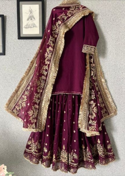 Marghanda Grace – Chiffon Lehenga Set