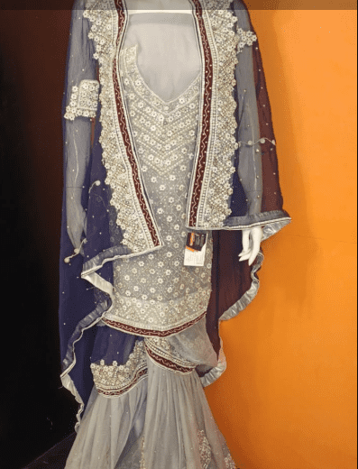 Bridal Gharara. Gulnaar Royal Gharara - Image 2