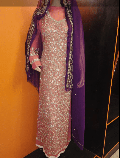 Bridal maxi dress. Faridiz Pink Royal Maxi - Image 2